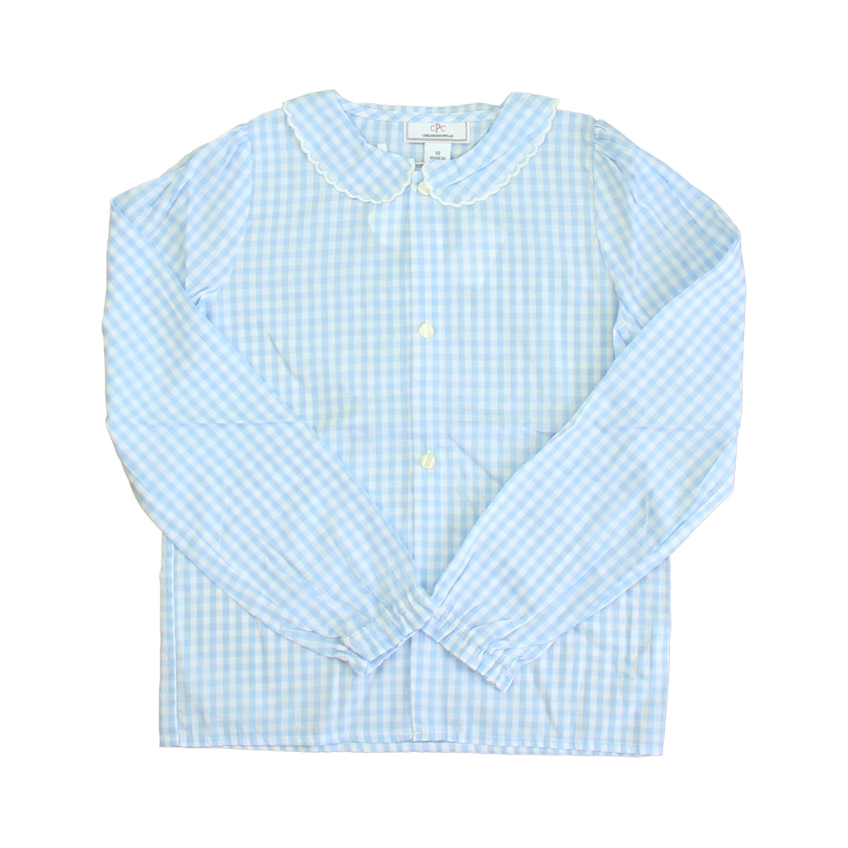 New with Tags: Bluebell Gingham Top size: 6-14 Years -- FINAL SALE