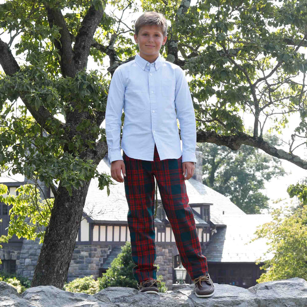 Gavin Pant, Hunter Tartan - Classic Prep