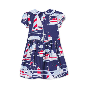 More Image, Classic and Preppy Hazel Dress, Five Mile River Print-Dresses, Jumpsuits and Rompers-CPC - Classic Prep Childrenswear