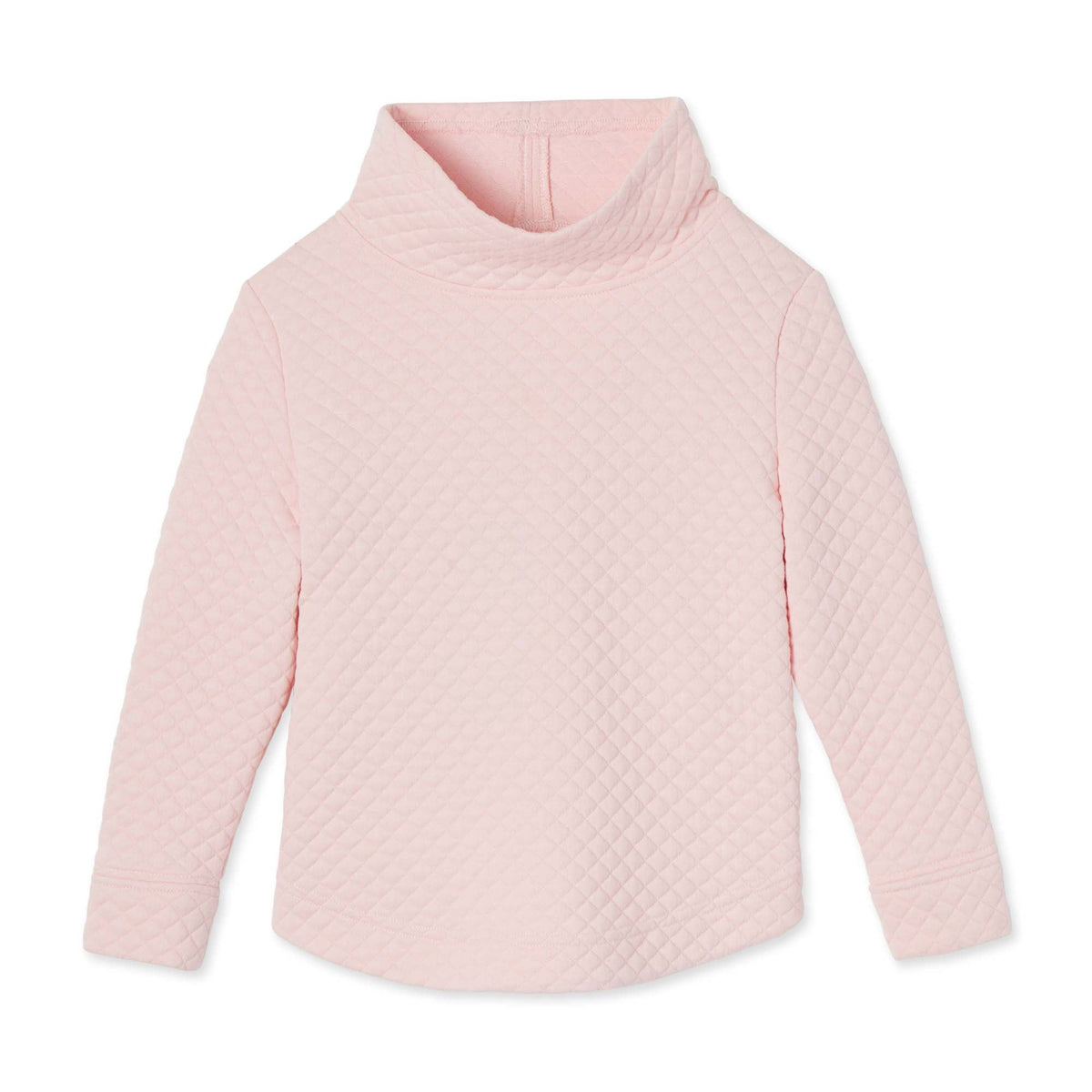 Classic and Preppy Wren Quilted Pullover, Impatiens Pink-Shirts and Tops-Impatiens Pink-XS (2-3T)-CPC - Classic Prep Childrenswear