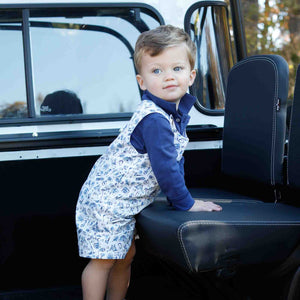 More Image, Classic and Preppy James Shortall, Liberty® Ernest's Adventure Print-Baby Rompers-CPC - Classic Prep Childrenswear