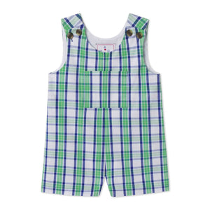 More Image, Classic and Preppy James Shortall, Summit Plaid-Shortalls, Longalls, Onesies and Rompers-Summit Plaid-0-3M-CPC - Classic Prep Childrenswear