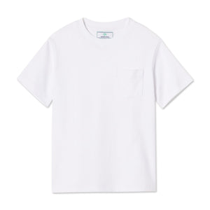 More Image, Classic and Preppy Kellan Short Sleeve Pocket Tee, Bright White-Shirts and Tops-Bright White-12-18M-CPC - Classic Prep Childrenswear