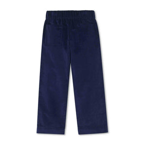More Image, Classic and Preppy Myles Stretch Cord Pant, Medieval Blue-Bottoms-CPC - Classic Prep Childrenswear