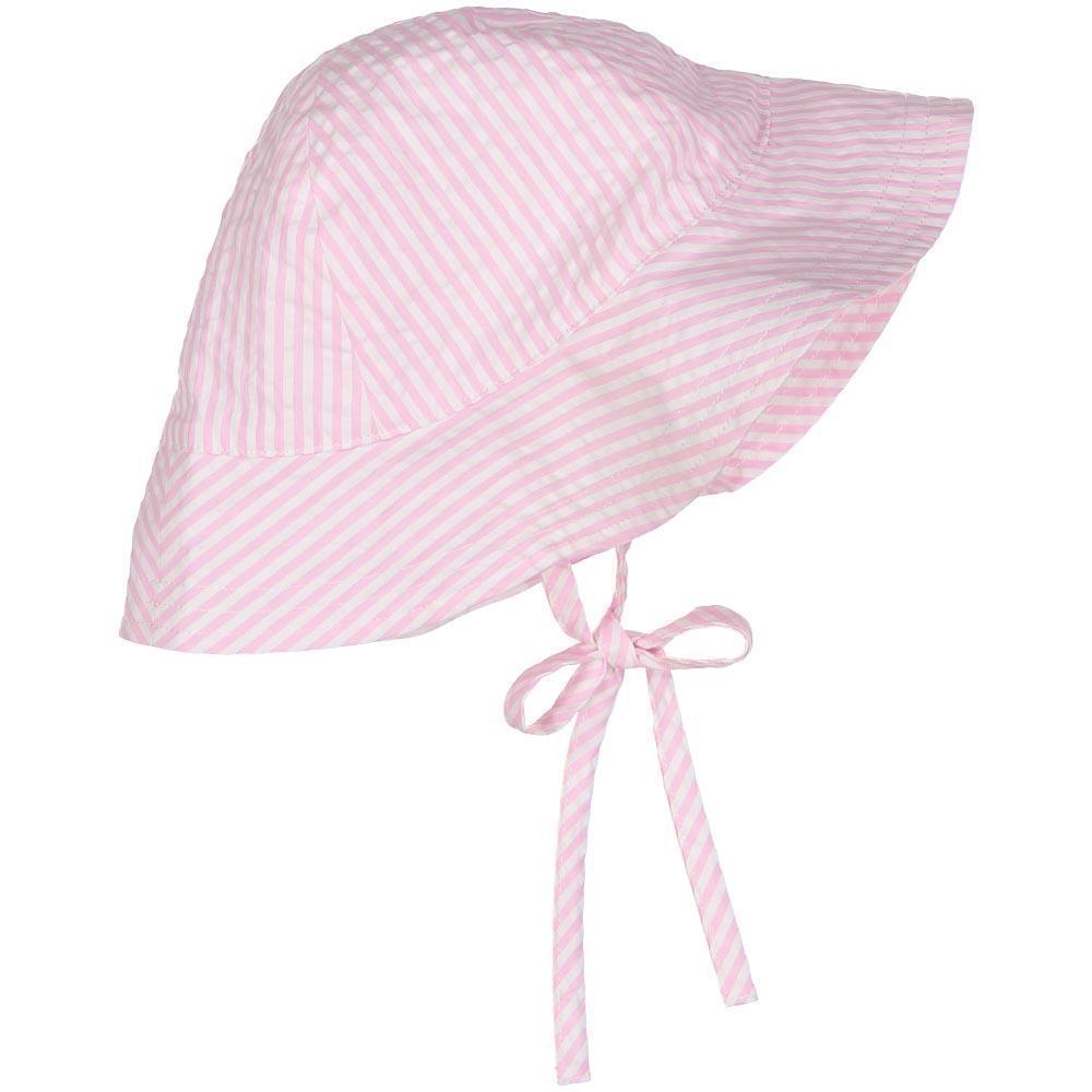 Classic and Preppy Sunhat, Pink Seersucker-Accessory-Pink Seersucker-One-Size-CPC - Classic Prep Childrenswear