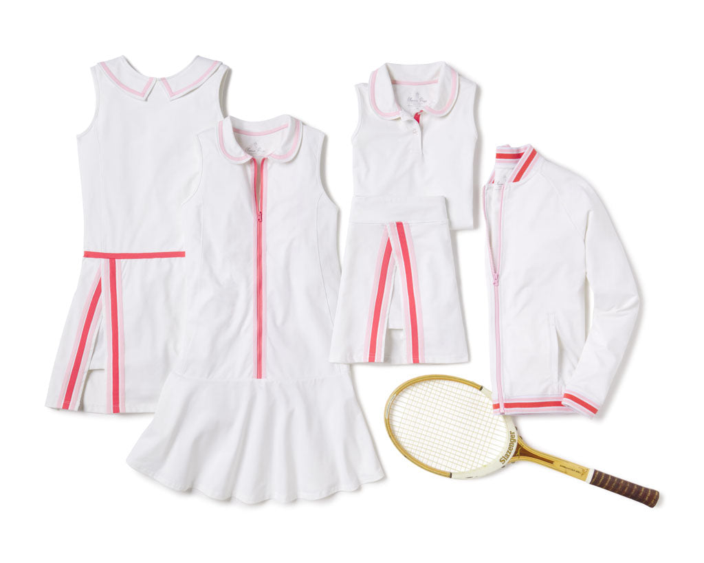 Laydown image of our sherbert tennis styles