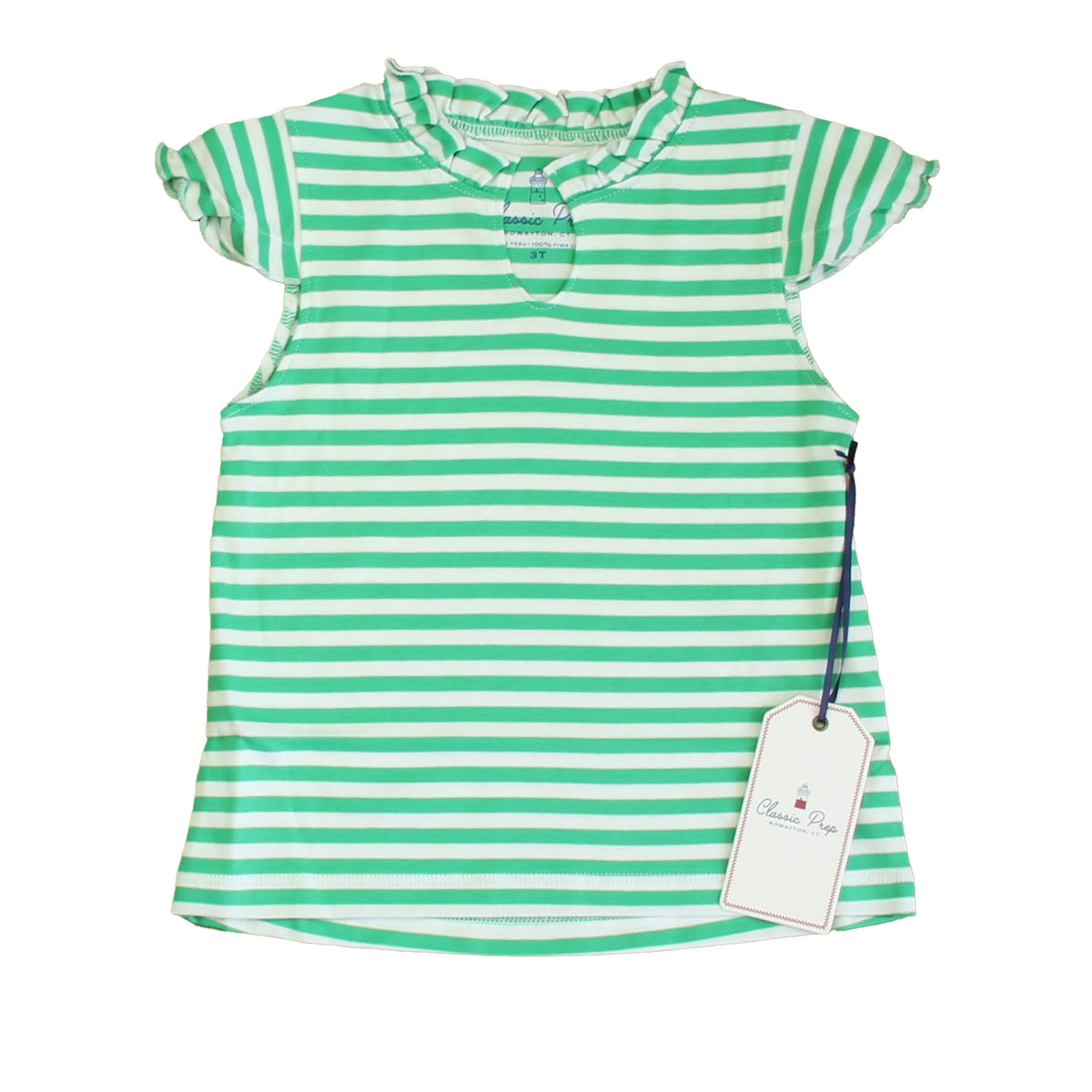 New with Tags: Blarney | Bright White T-Shirt size: 2-5T -- FINAL SALE