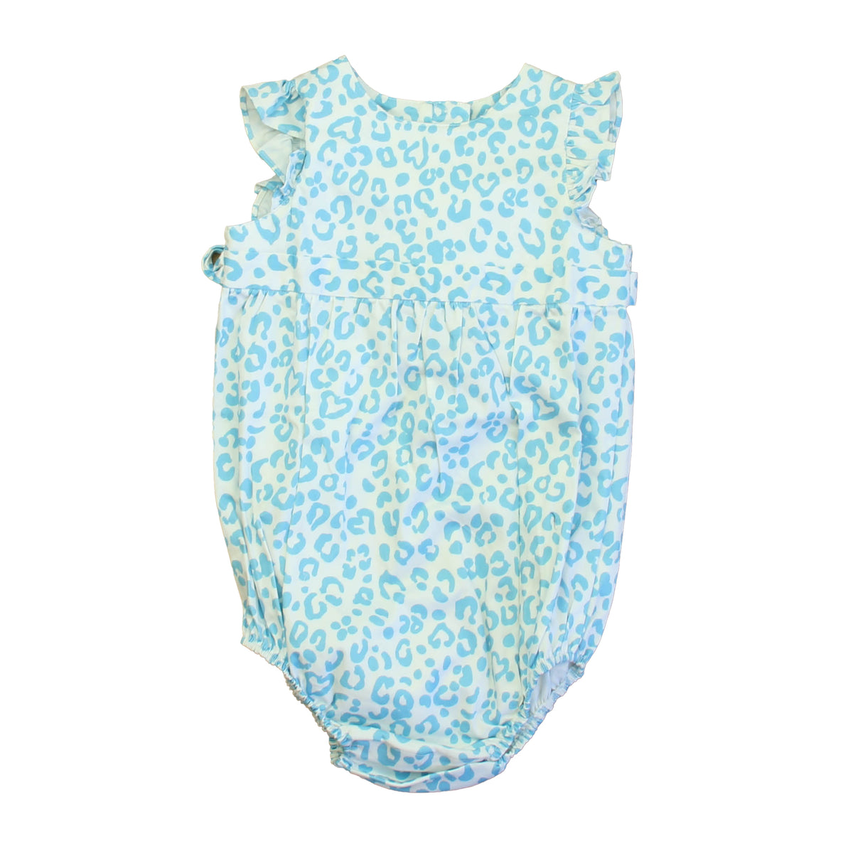 New with Tags: Robin&#39; Egg Leopard Romper size: 2-5T -- FINAL SALE