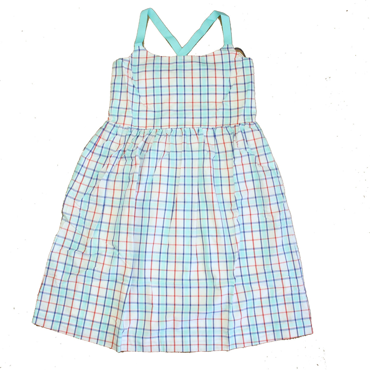 New with Tags: Surf&#39;s Up Plaid Dress size: 2-5T -- FINAL SALE