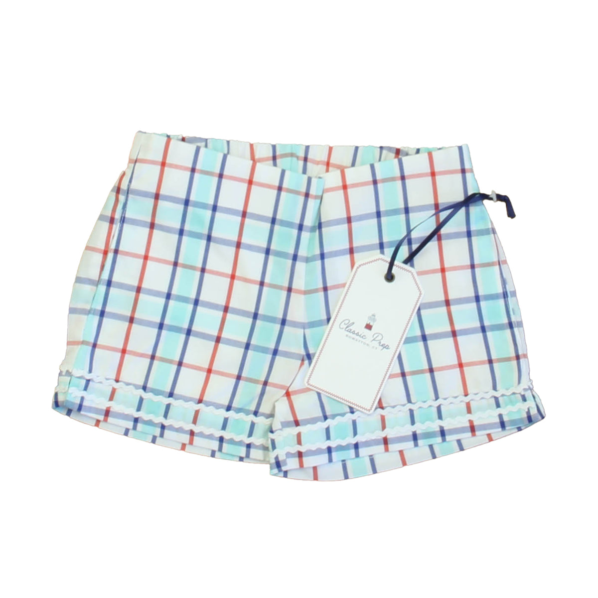 New with Tags: Surf&#39;s Up Plaid Shorts size: 2-5T -- FINAL SALE