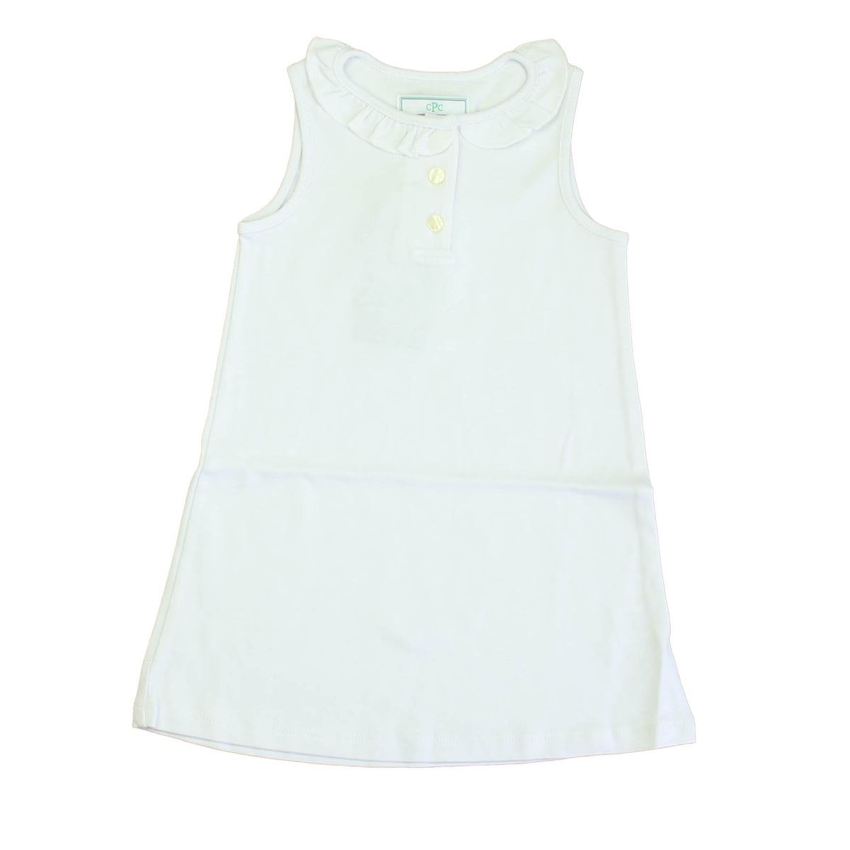 New with Tags: White Dress size: 2-5T -- FINAL SALE