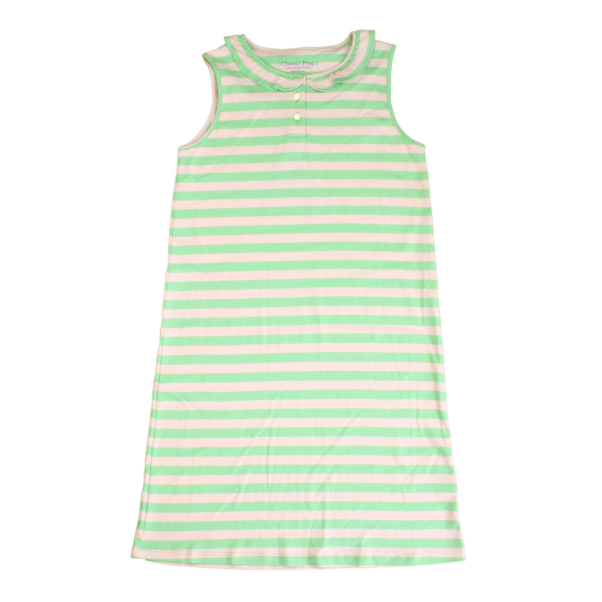 New with Tags: Apple Green | Lillys Combo Stripe Dress size: 6-14 Years -- FINAL SALE