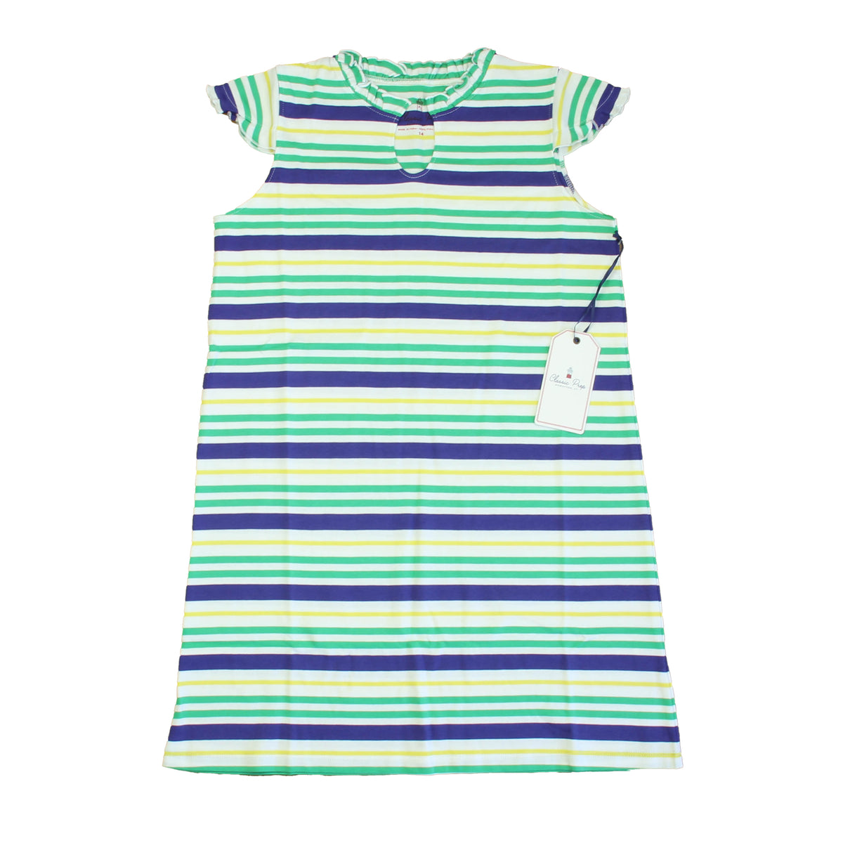 New with Tags: Blarney Multistripe Dress size: 6-14 Years -- FINAL SALE