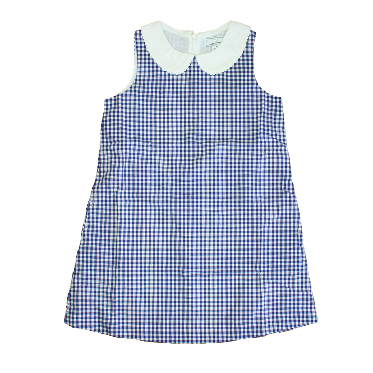 New with Tags: Bright Blue Gingham Dress size: 6-14 Years -- FINAL SALE