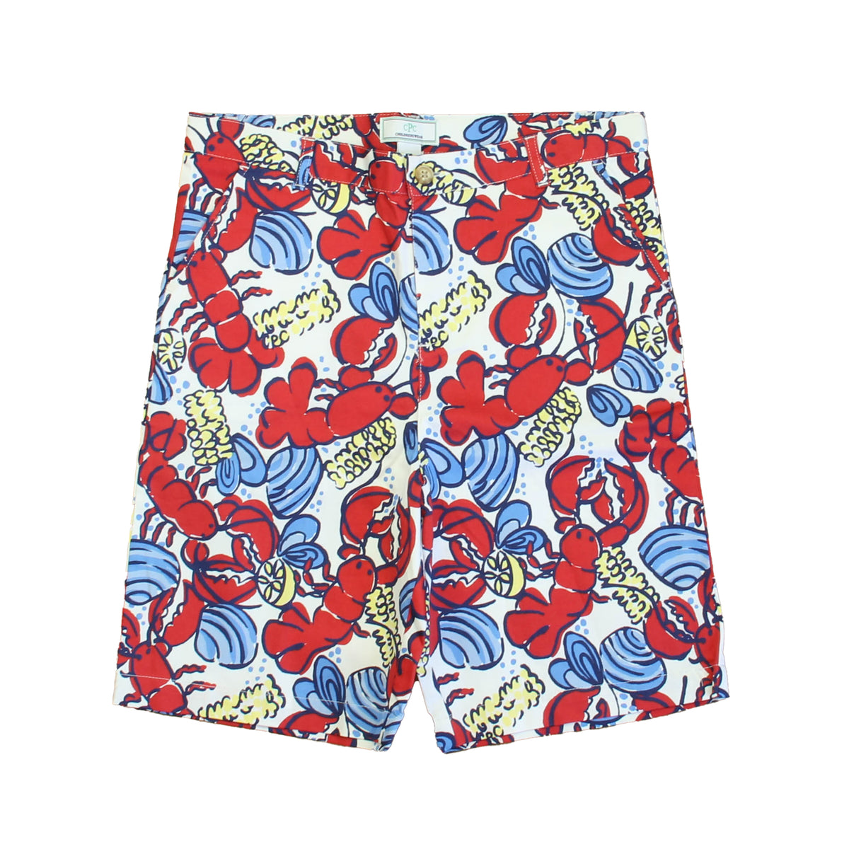 New with Tags: Clambake Print Shorts size: 6-14 Years -- FINAL SALE