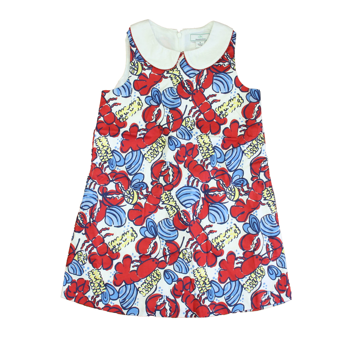 New with Tags: Clambake Print Dress size: 6-14 Years -- FINAL SALE
