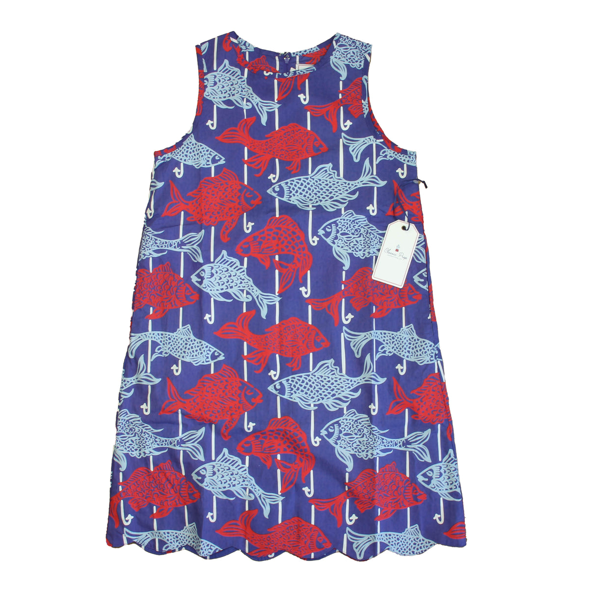 New with Tags: Fishy Fishy Print Dress -- FINAL SALE