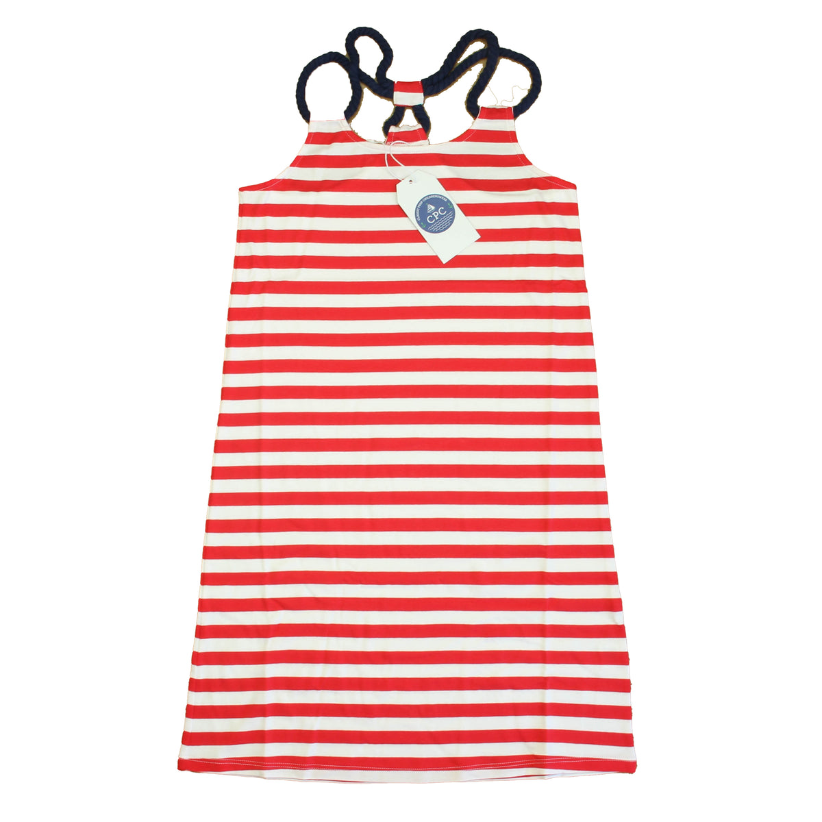 New with Tags: Lollipop Red | White Dress size: 6-14 Years -- FINAL SALE