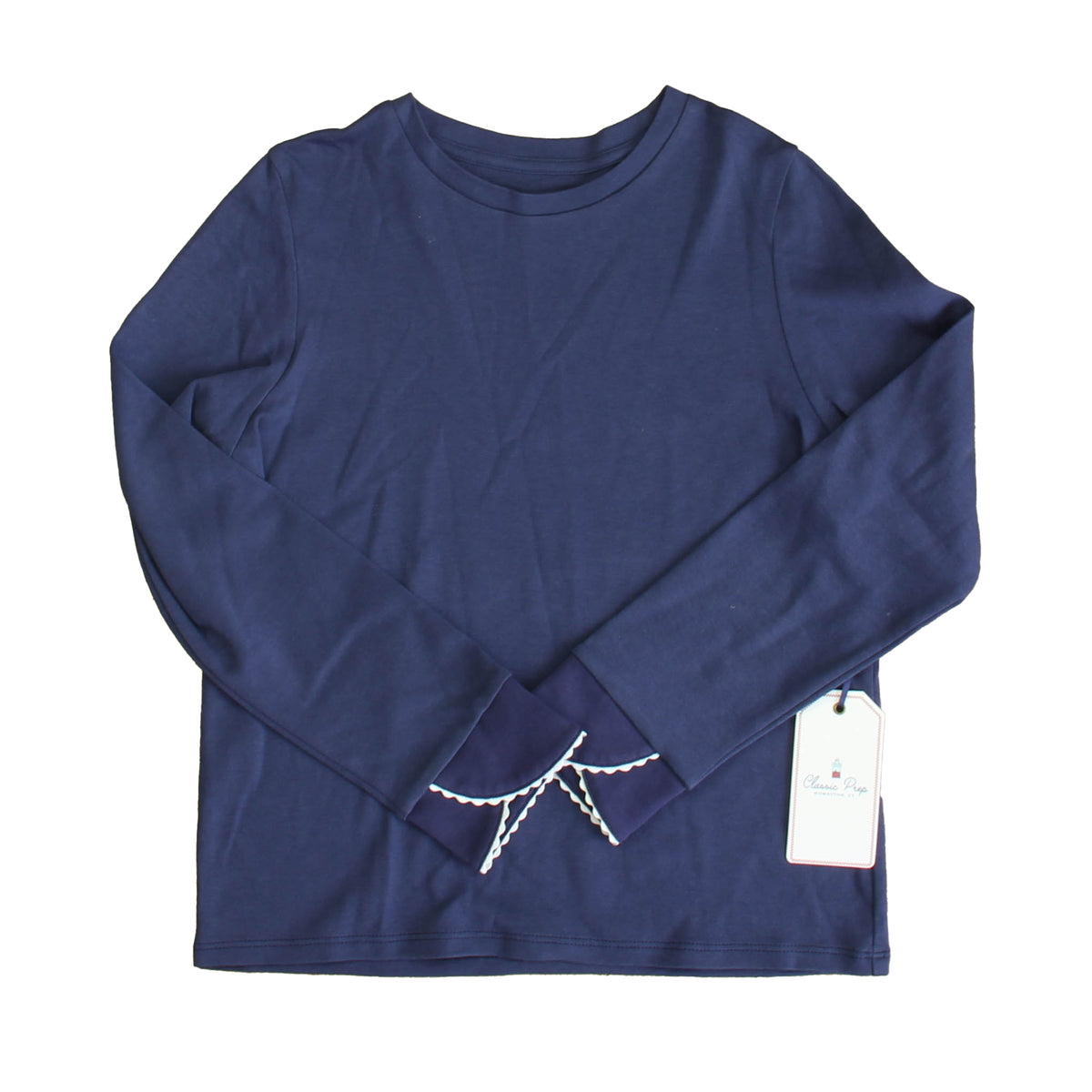 New with Tags: Navy Top size: 6-14 Years -- FINAL SALE