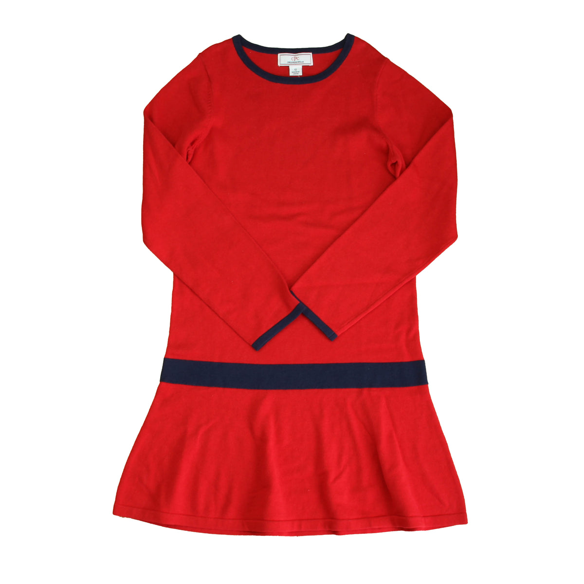 New with Tags: Red | Navy Dress size: 6-14 Years -- FINAL SALE