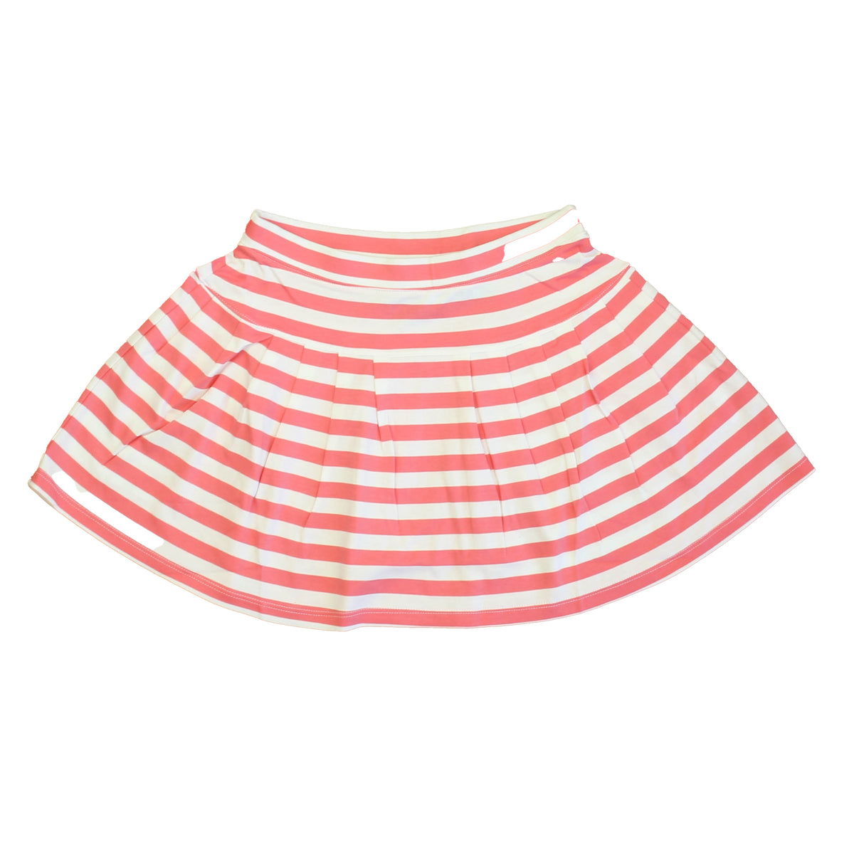 New with Tags: Sunkissed Coral Stripe Skirt -- FINAL SALE