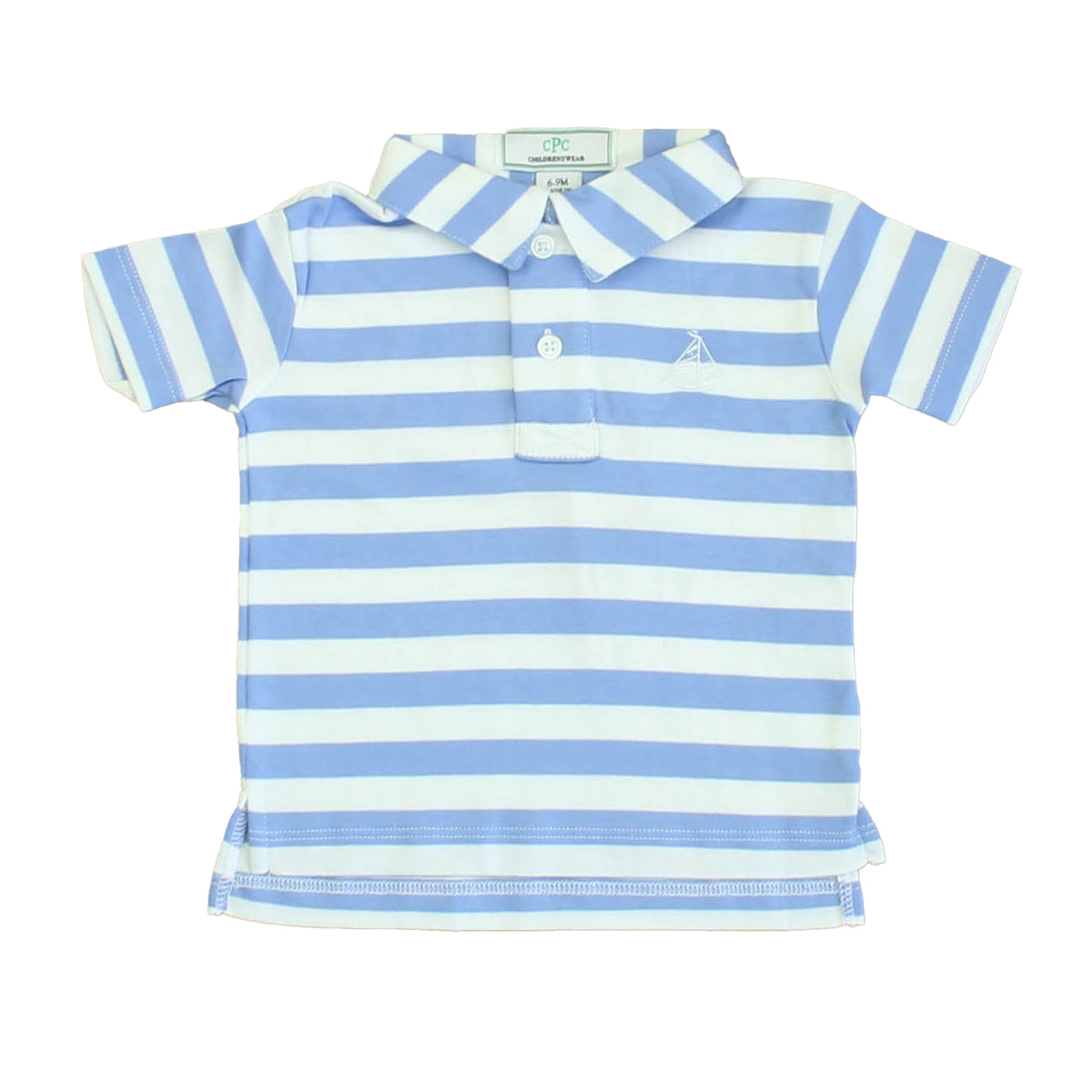 New with Tags: Cornflower Blue | Bright White Top size: 6-9 Months -- FINAL SALE