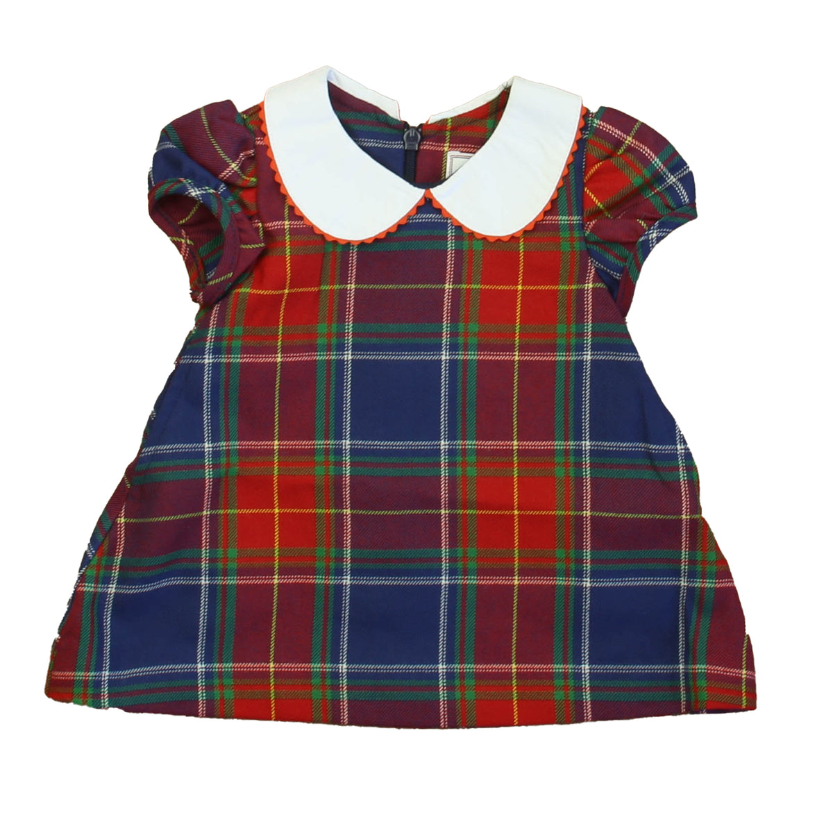 New with Tags: Scottish Tartan Dress size: 6-9 Months -- FINAL SALE