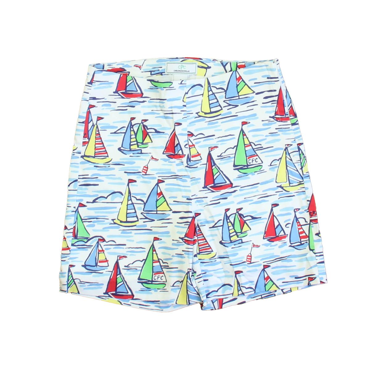 New with Tags: Rainbow Fleet Print Shorts -- FINAL SALE