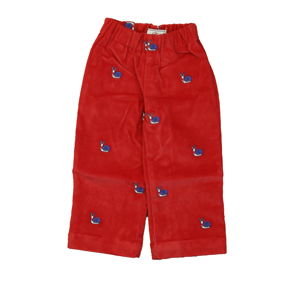 New with Tags: Post Box Red Snail Pants -- FINAL SALE