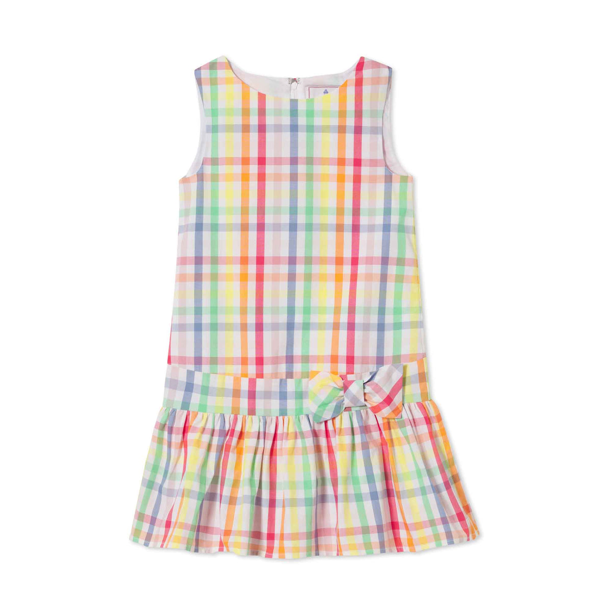 Classic and Preppy Cameron Dress, Sunshine Gingham-Dresses, Jumpsuits and Rompers-Sunshine Gingham-2T-CPC - Classic Prep Childrenswear