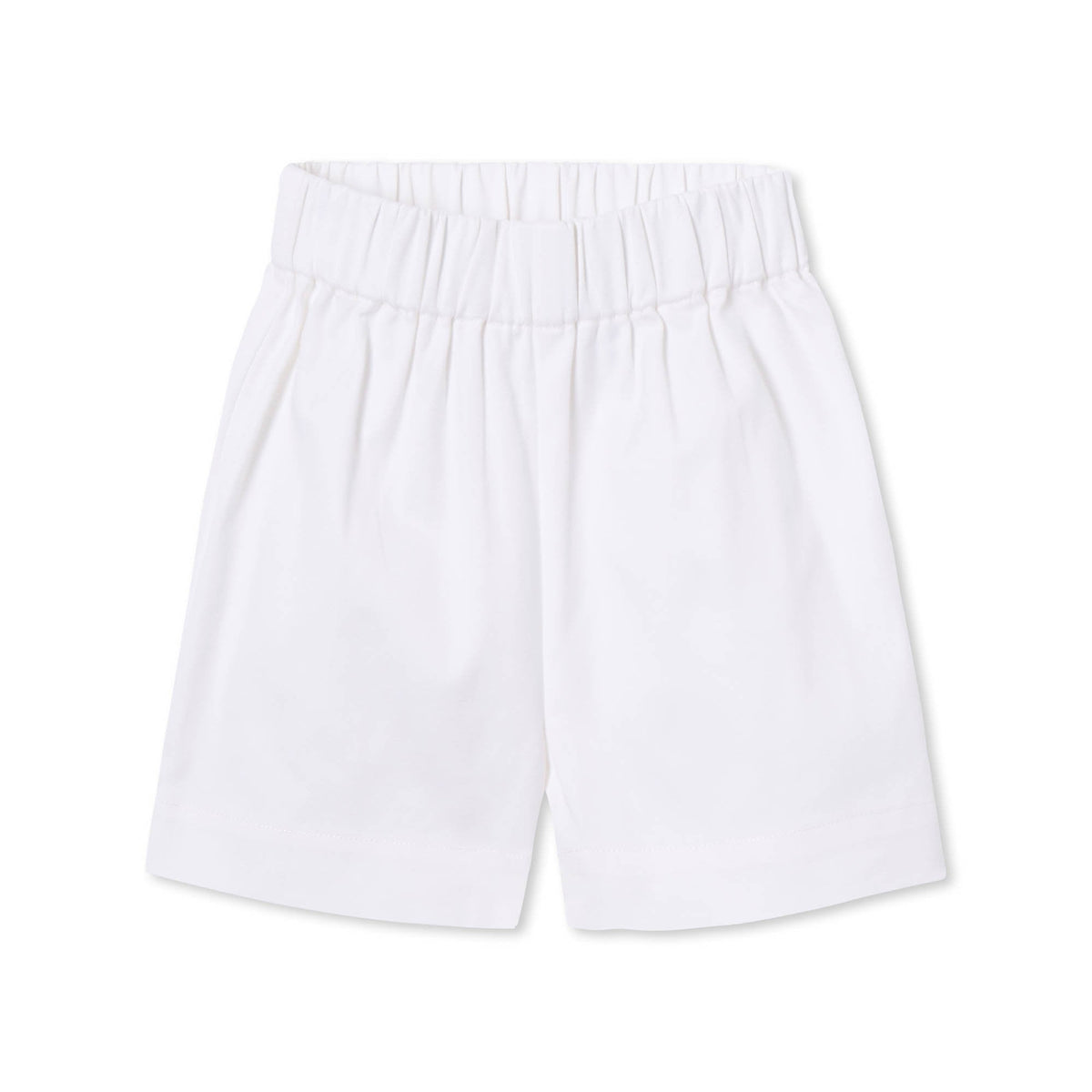 Classic and Preppy Dylan Short Twill, Bright White-Bottoms-Bright White-9-12M-CPC - Classic Prep Childrenswear