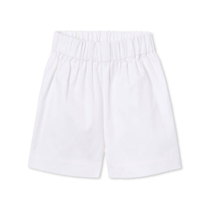 More Image, Classic and Preppy Dylan Short Twill, Bright White-Bottoms-Bright White-9-12M-CPC - Classic Prep Childrenswear