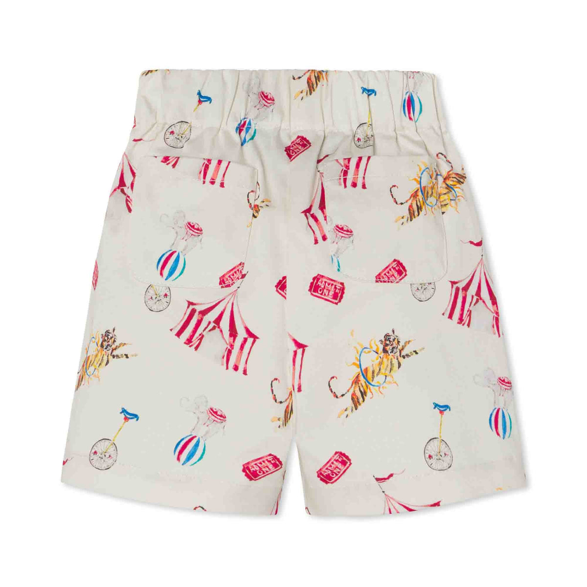 Classic and Preppy Dylan Shorts, Circus Print - FINAL SALE-Bottoms-CPC - Classic Prep Childrenswear