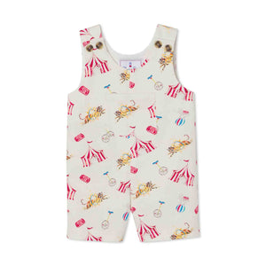 More Image, Classic and Preppy James Shortall, Circus Print-Baby Rompers-Circus Print-0-3M-CPC - Classic Prep Childrenswear