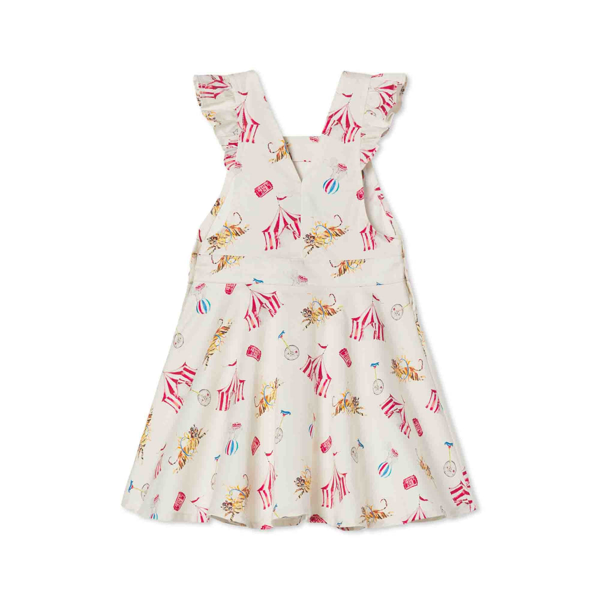Classic and Preppy Kennedy Jumper, Circus Print-Dresses, Jumpsuits and Rompers-CPC - Classic Prep Childrenswear