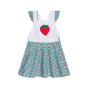 More Image, Classic and Preppy Kennedy Jumper, Liberty® Strawberries and Cream Print-Dresses, Jumpsuits and Rompers-Liberty Strawberries and Cream-3-6M-CPC - Classic Prep Childrenswear