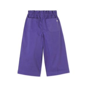 More Image, Classic and Preppy Lila Paperbag Pull on Pant, Blue Ribbon-Bottoms-CPC - Classic Prep Childrenswear