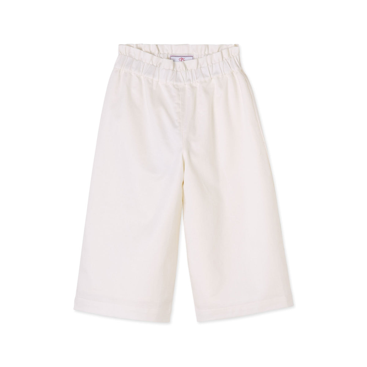 Classic and Preppy Lila Paperbag Pull on Pant, Cannoli Cream-Bottoms-Cannoli Cream-XS (2-3T)-CPC - Classic Prep Childrenswear