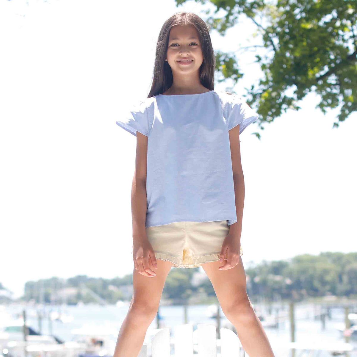 Classic and Preppy Milly Short, Beached Sand-Bottoms-CPC - Classic Prep Childrenswear