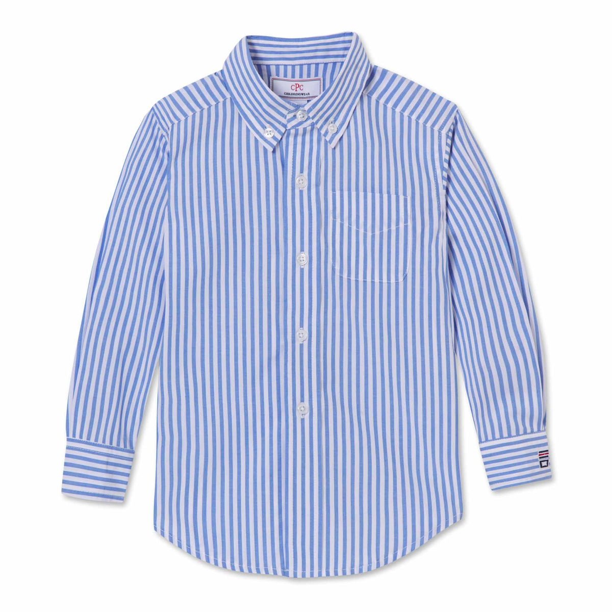 Classic and Preppy Owen Buttondown, Barkley Stripe-Shirts and Tops-Barkley Stripe-2T-CPC - Classic Prep Childrenswear