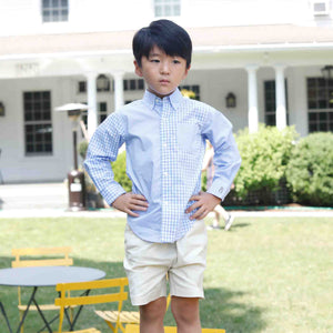 More Image, Classic and Preppy Owen Buttondown, Nantucket Breeze Bloomsbury Party Plaid - FINAL SALE-Shirts and Tops-CPC - Classic Prep Childrenswear