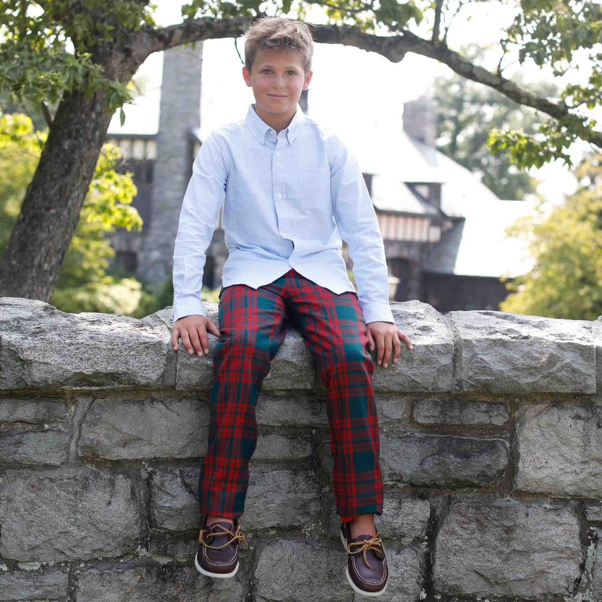 Classic and Preppy Owen Buttondown, Nantucket Breeze Oxford-Shirts and Tops-CPC - Classic Prep Childrenswear