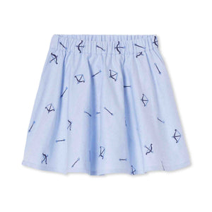 More Image, Classic and Preppy Sabrina Skirt, Bow & Arrow Embroidery-Bottoms-Bow and Arrow Embroidery-XS (2-3T)-CPC - Classic Prep Childrenswear