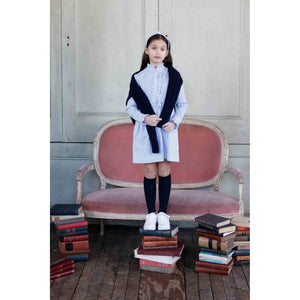 More Image, Classic and Preppy Sadie Shirtdress, Barkley Stripe-Dresses, Jumpsuits and Rompers-CPC - Classic Prep Childrenswear