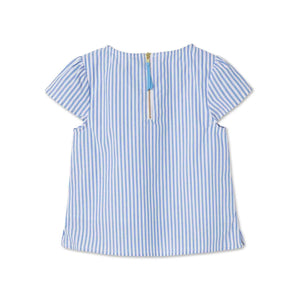 More Image, Classic and Preppy Sawyer Top, Barkley Stripe-Shirts and Tops-CPC - Classic Prep Childrenswear