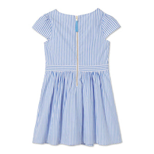 More Image, Classic and Preppy Tilly Cap Sleeve Dress, Barkley Stripe-Dresses, Jumpsuits and Rompers-CPC - Classic Prep Childrenswear