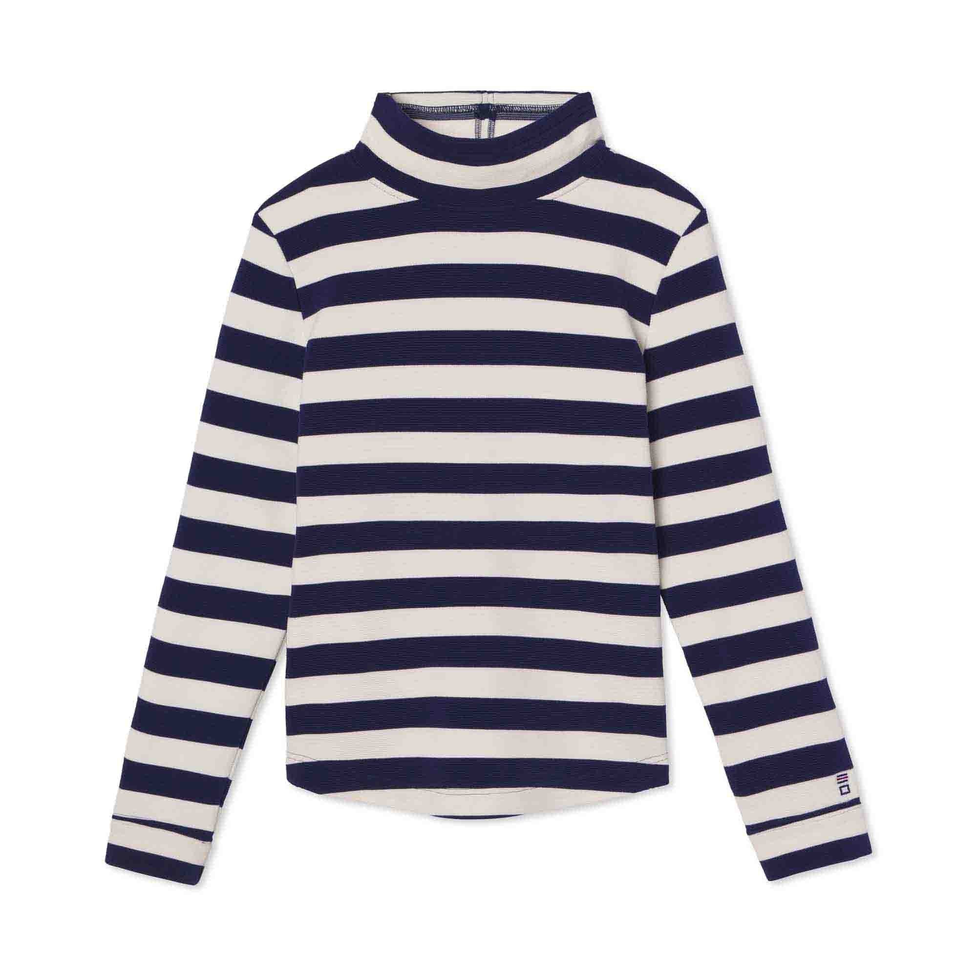 Classic and Preppy Women's Wren Ottoman Pullover Tahoe Stripe-Shirts and Tops-Tahoe Stripe-Womens XS (0-2)-CPC - Classic Prep Childrenswear