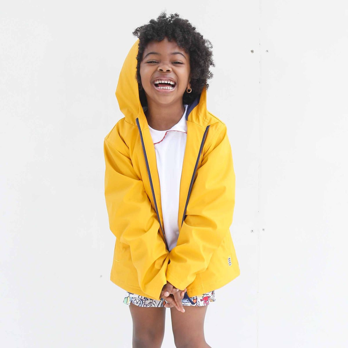 Classic and Preppy Wynn Raincoat, Goldfinch-Outerwear-CPC - Classic Prep Childrenswear