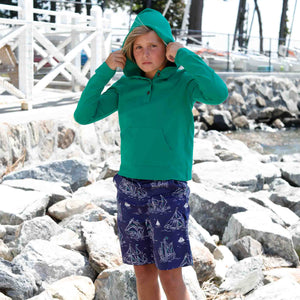 More Image, Classic and Preppy Ashton Knit Pullover, Blarney Green Solid Pique-Shirts and Tops-CPC - Classic Prep Childrenswear