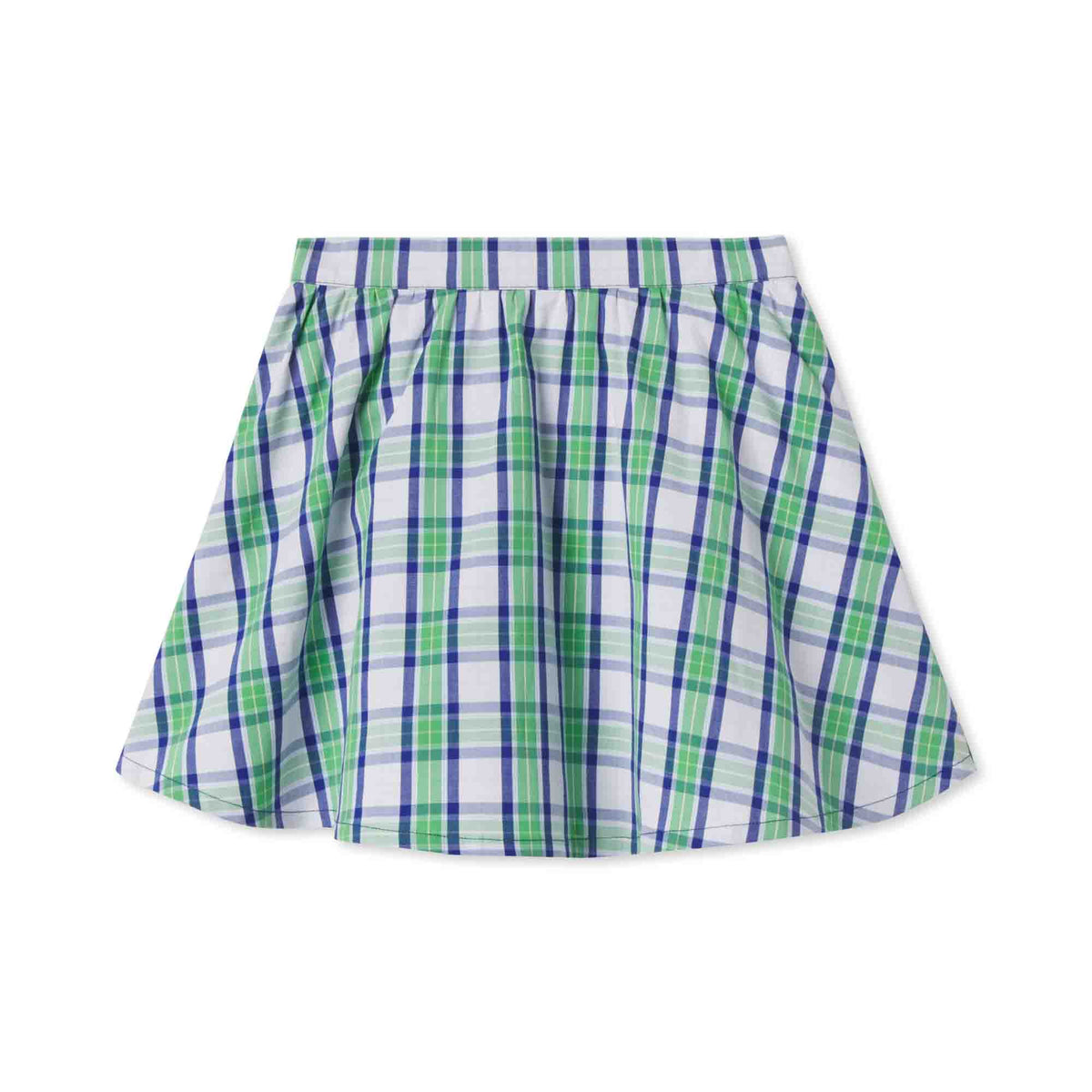 Classic and Preppy Audrey Scallop Skirt, Summit Plaid-Bottoms-CPC - Classic Prep Childrenswear